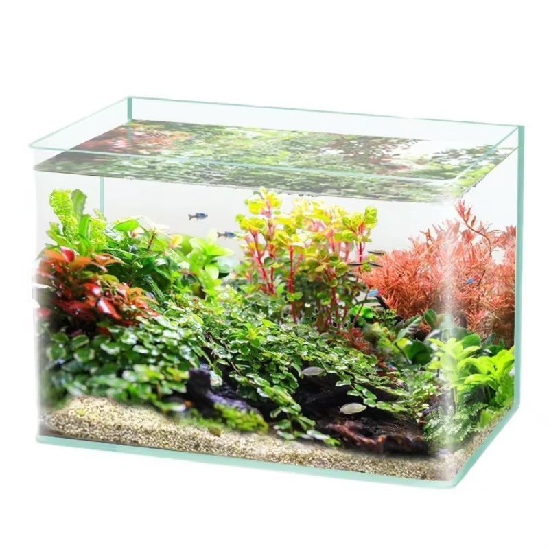 Saltwater Tank - Box Verpakking Desktop Aquarium Ultra Wit