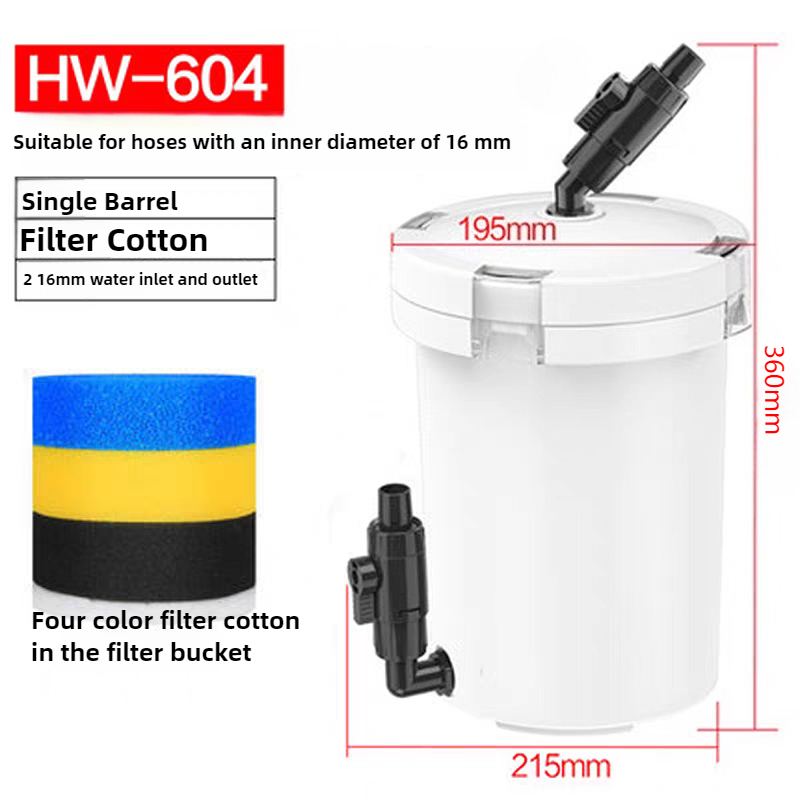 Reef Tank Filter - HW-604 Aquariumfilter Emmer Visbak Stille Externe