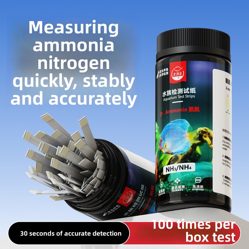 Saltwater Tank - 8-in-1 Aquarium Teststrips - Snelle en