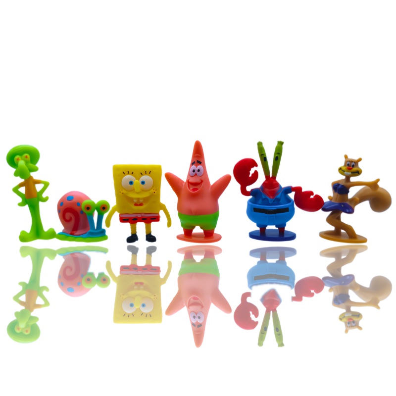 6 stks SpongeBob Aquarium Deco - Marine Fish Tank recensie en prijs