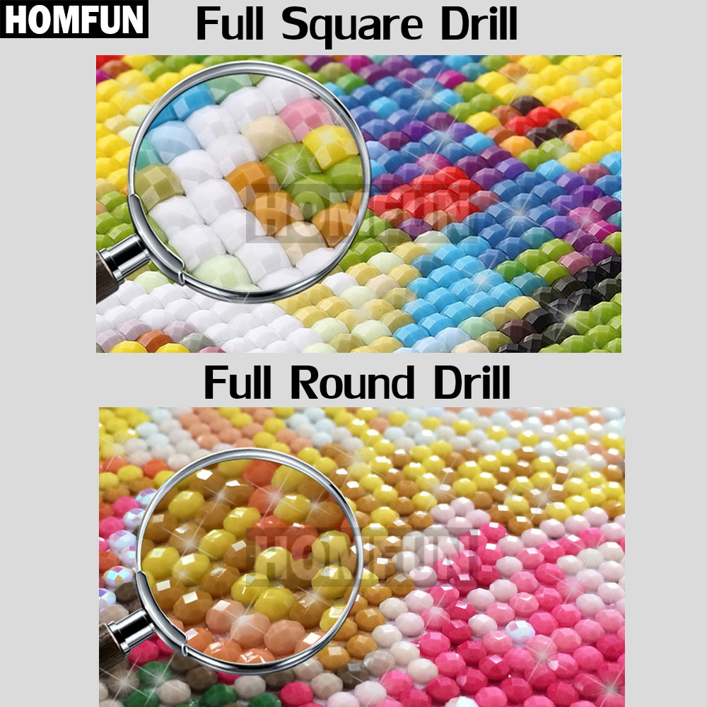 HOMFUN Volledige Vierkante/Ron - Marine Coral recensie en prijs