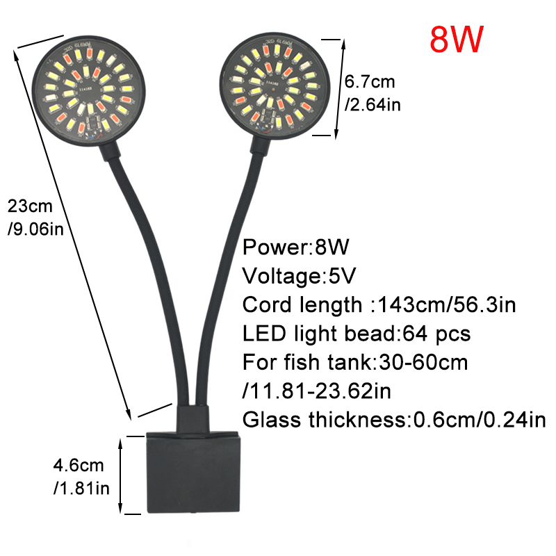 USB Aquarium LED-licht Aquariu - Aquarium Marine Lights recensie en prijs