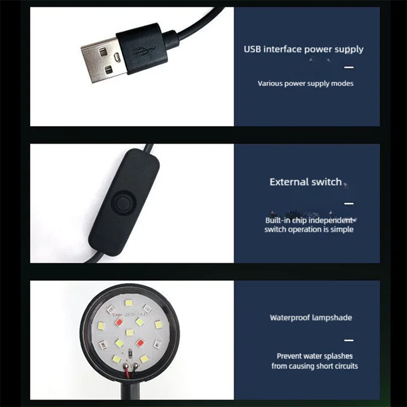 USB LED Aquarium Clip Lamp Hog - Aquarium Marine Lights recensie en prijs