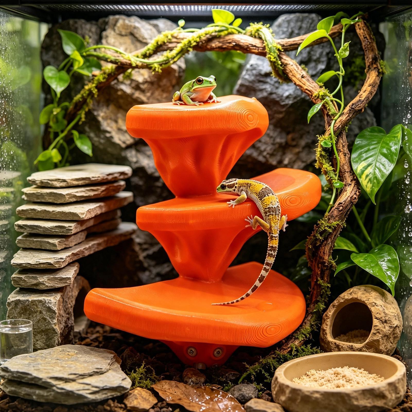 Gecko Tank Paddestoel Decor Re - Marine Fish Tank recensie en prijs