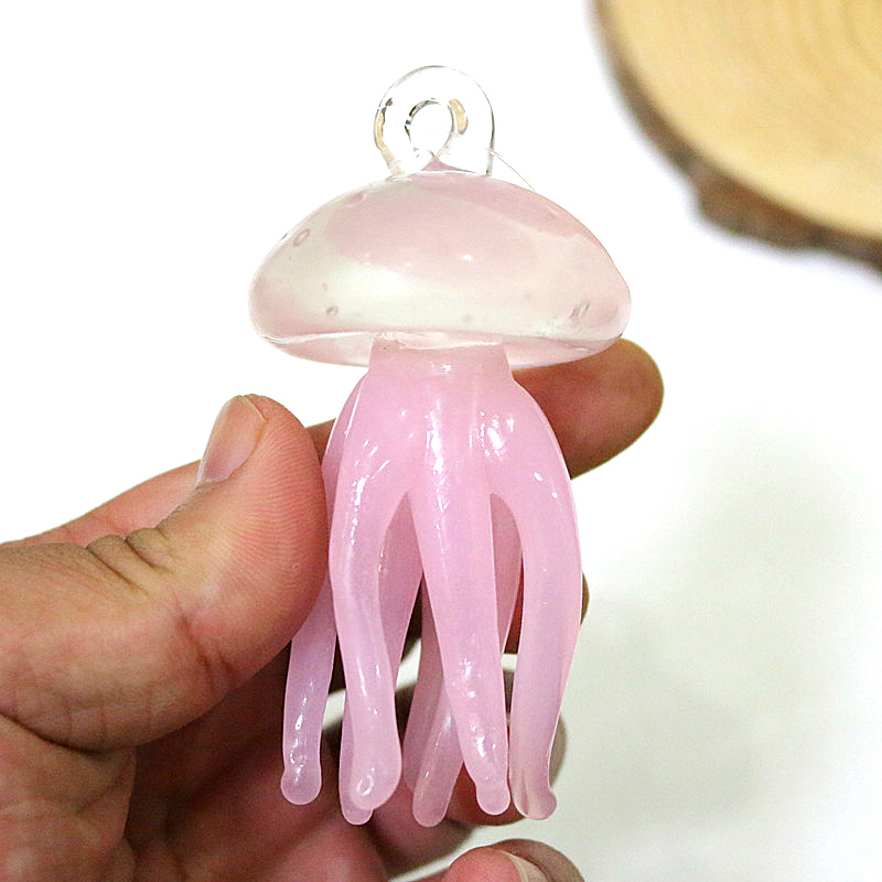 Roze Kwallen Glazen Hanger Leu - Marine Aquarium recensie en prijs